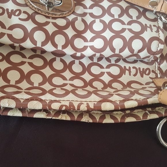 COACH OP ART Brown and tan with dust bag! - Picture 5 of 5